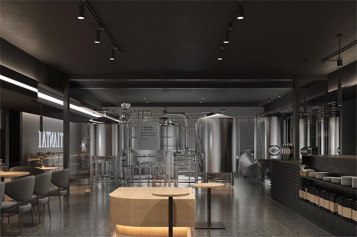 山東天泰啤酒設(shè)備設(shè)計(jì)的酒吧